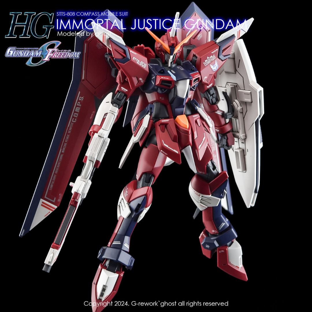 G-Rework Decal - [HG] SEED IMMORTAL JUSTICE GUNDAM