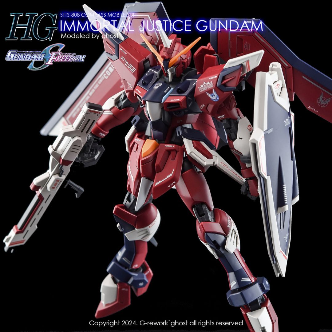 G-Rework Decal - [HG] SEED IMMORTAL JUSTICE GUNDAM
