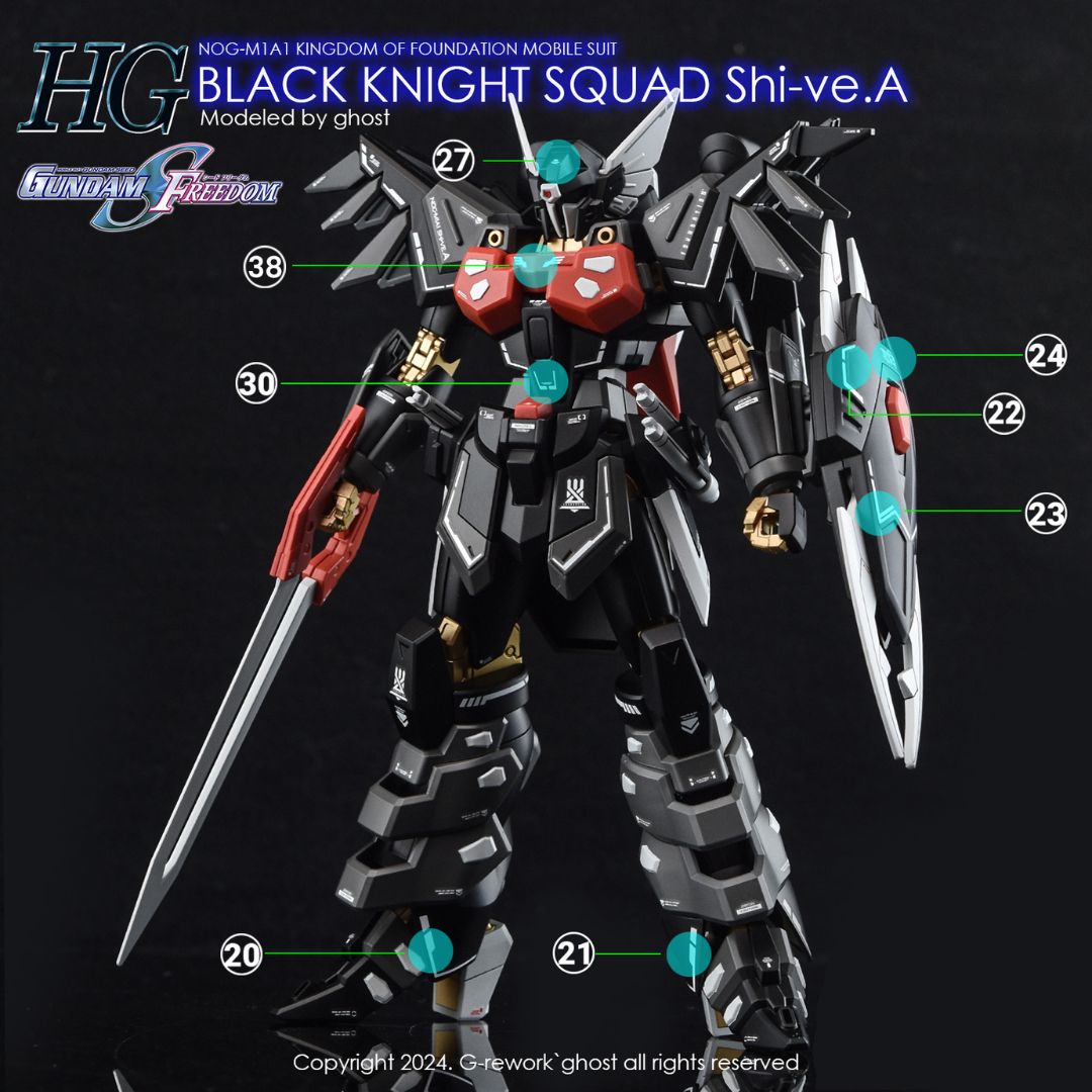 G-Rework Decal - [HG] SEED BLACK KNIGHT SQUAD SHI-VE.A