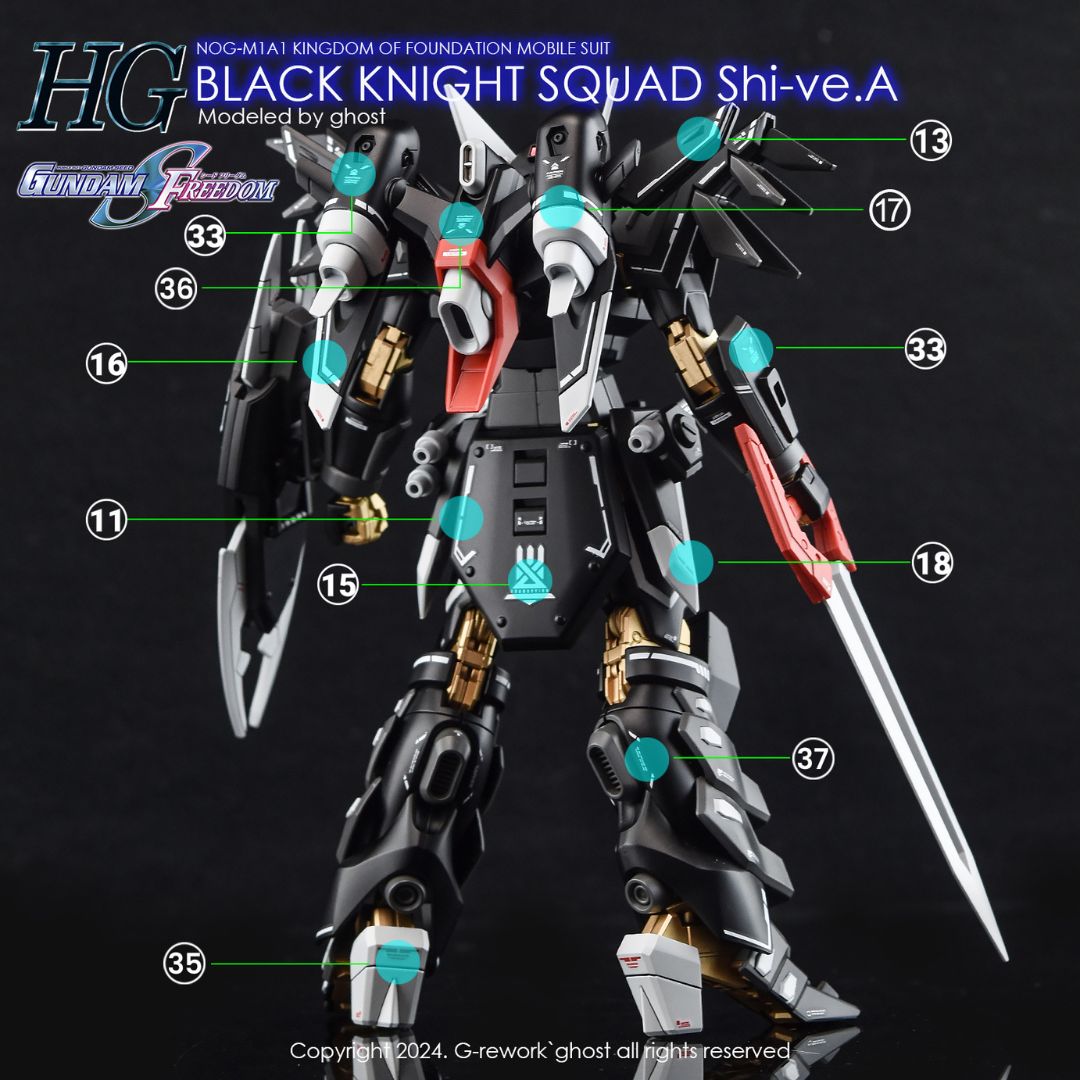 G-Rework Decal - [HG] SEED BLACK KNIGHT SQUAD SHI-VE.A
