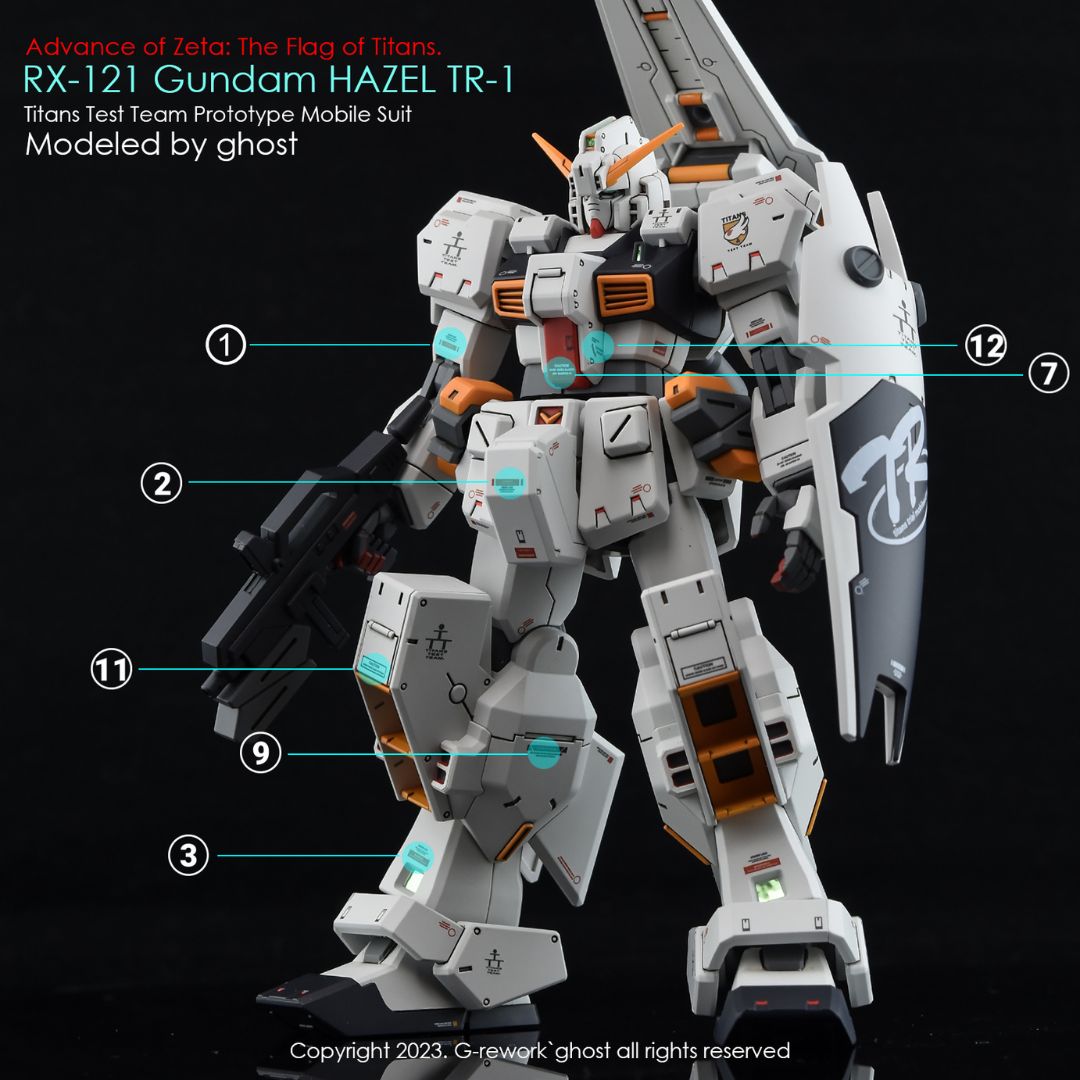 G-Rework Decal - [HG] AOZ HAZEL TR-1 CUSTOM