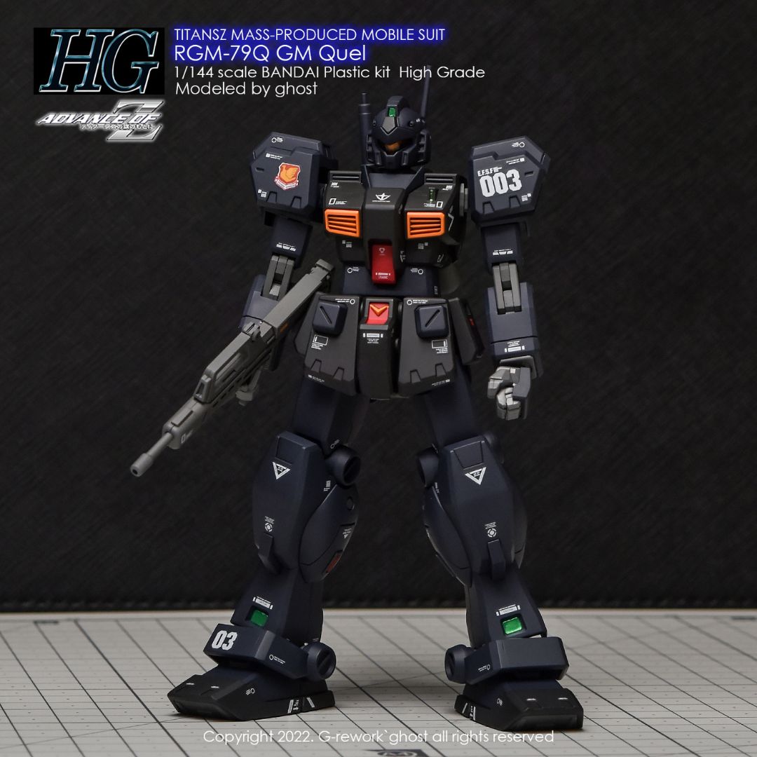 G-Rework Decal - [HG] RGM-79Q GM QUEL