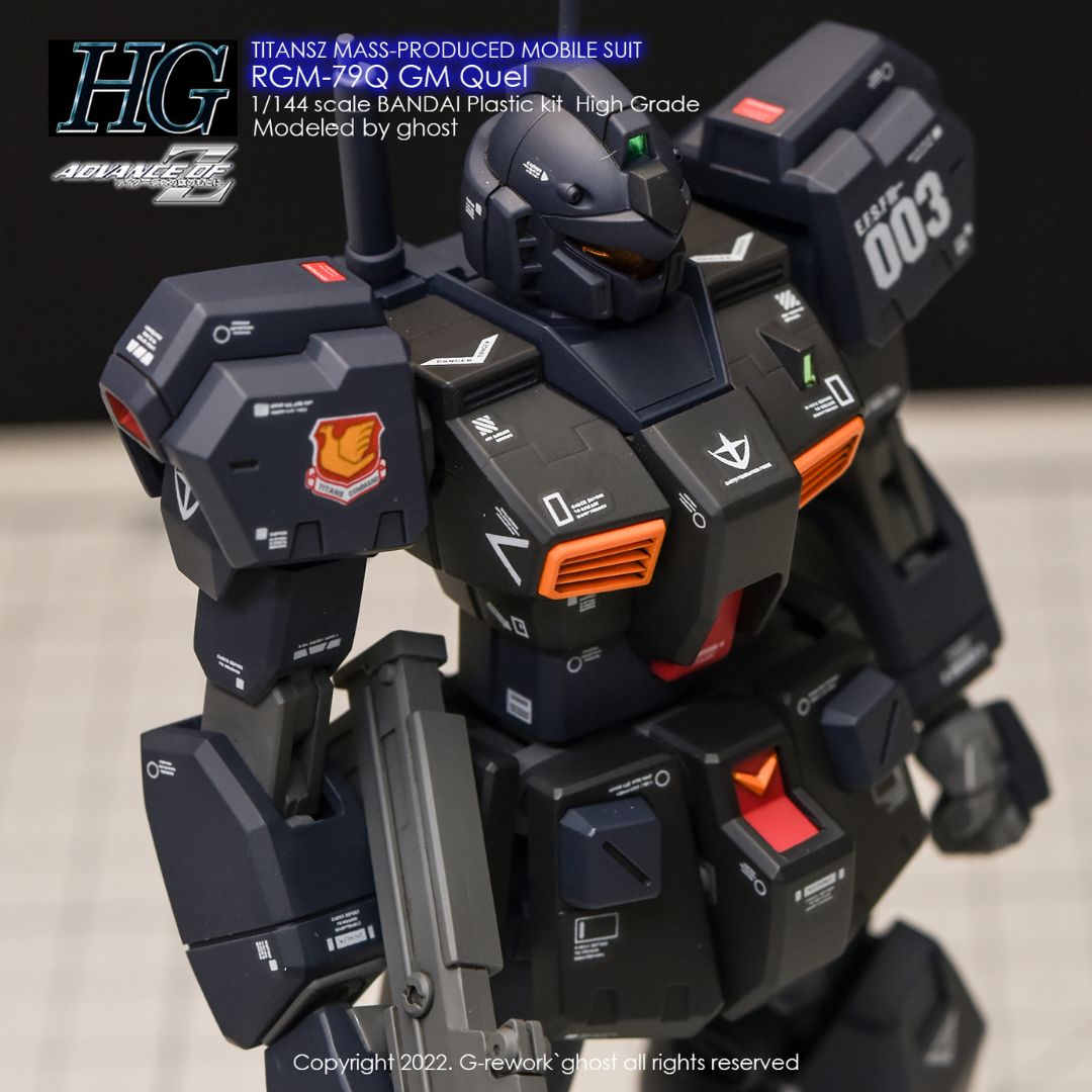 G-Rework Decal - [HG] RGM-79Q GM QUEL