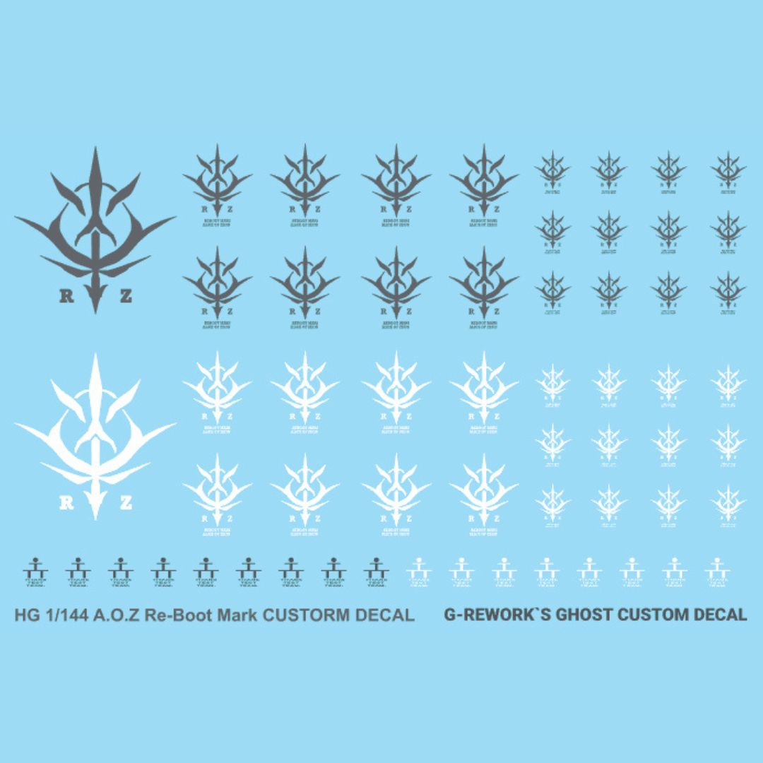 G-Rework Decal - [HG] ADVANCED OF ZETA RE-BOOT MARK