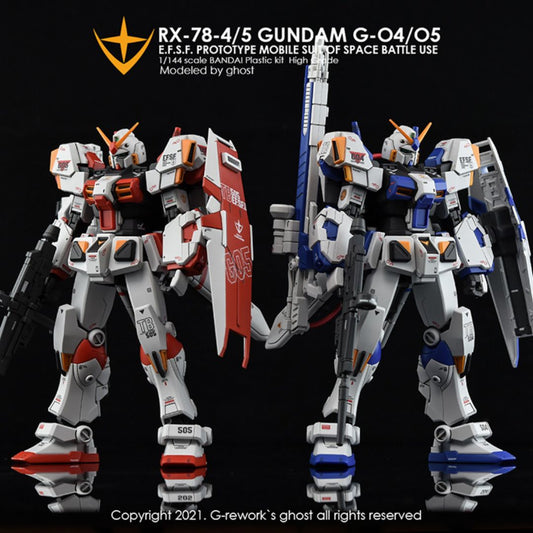 G-Rework Decal - [HG] RX-78-04/05 FULL SET