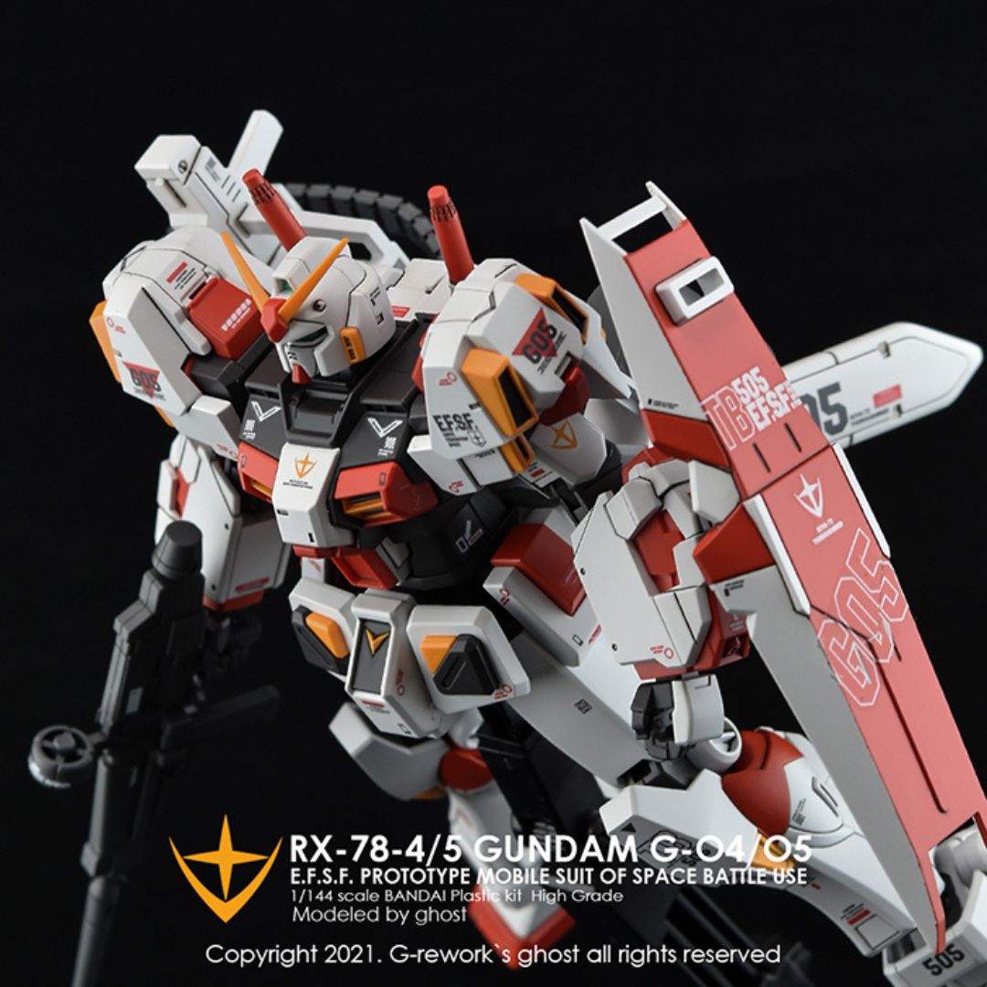 G-Rework Decal - [HG] RX-78-04/05 FULL SET