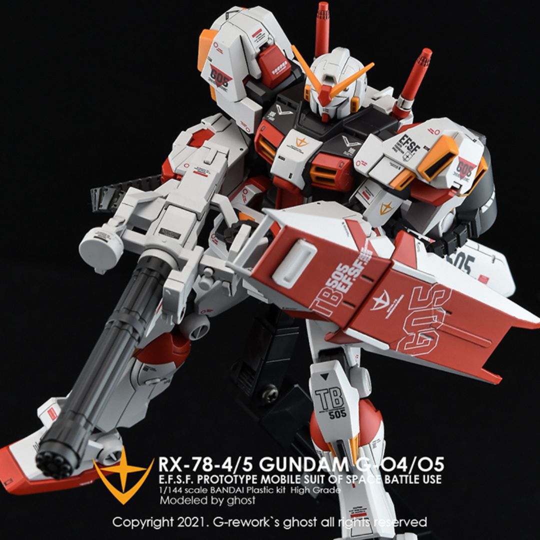 G-Rework Decal - [HG] RX-78-04/05 FULL SET