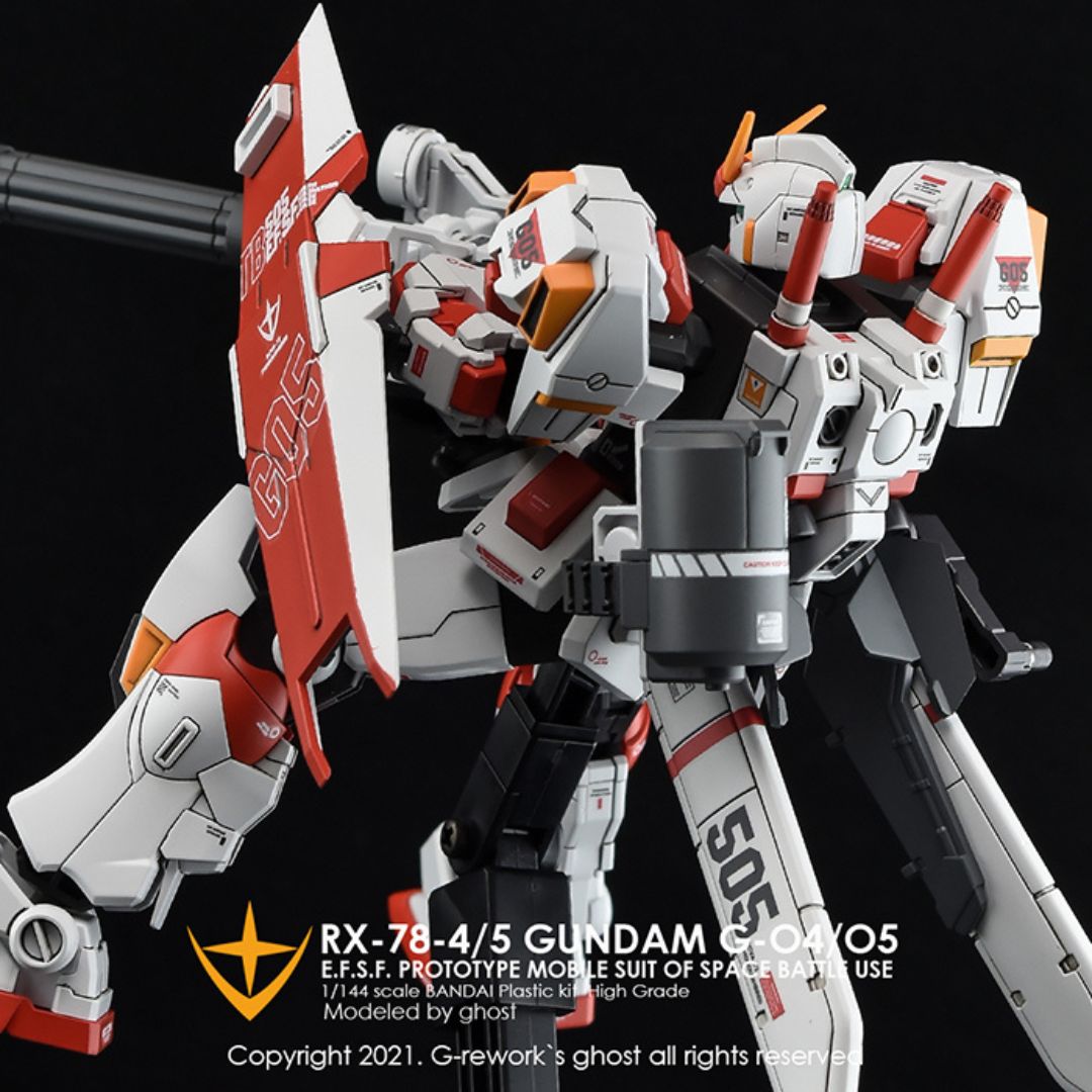 G-Rework Decal - [HG] RX-78-04/05 FULL SET