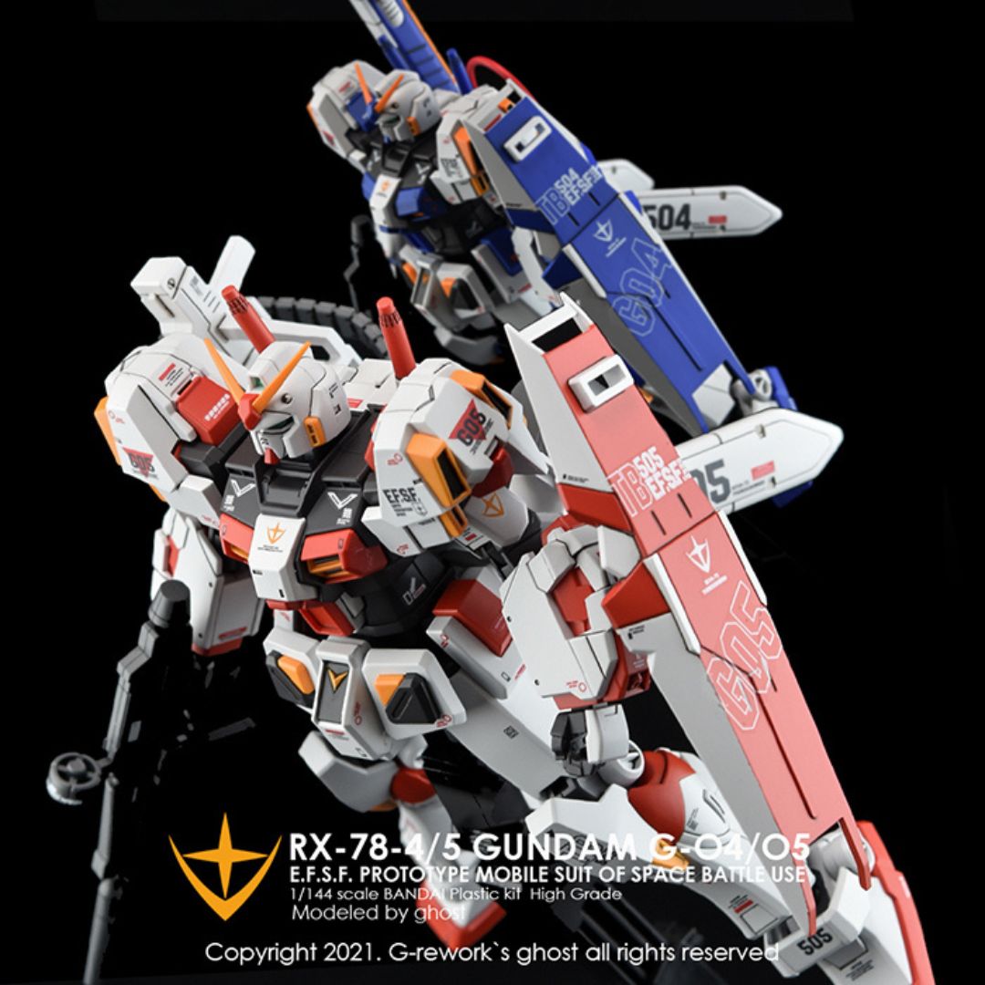 G-Rework Decal - [HG] RX-78-04/05 FULL SET