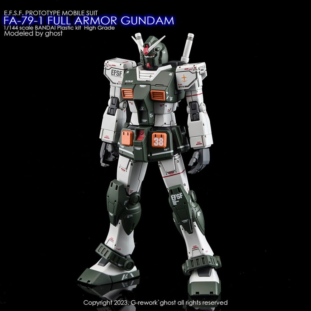 G-Rework Decal - [HG] FA-78-1 FULL ARMOR GUNDAM