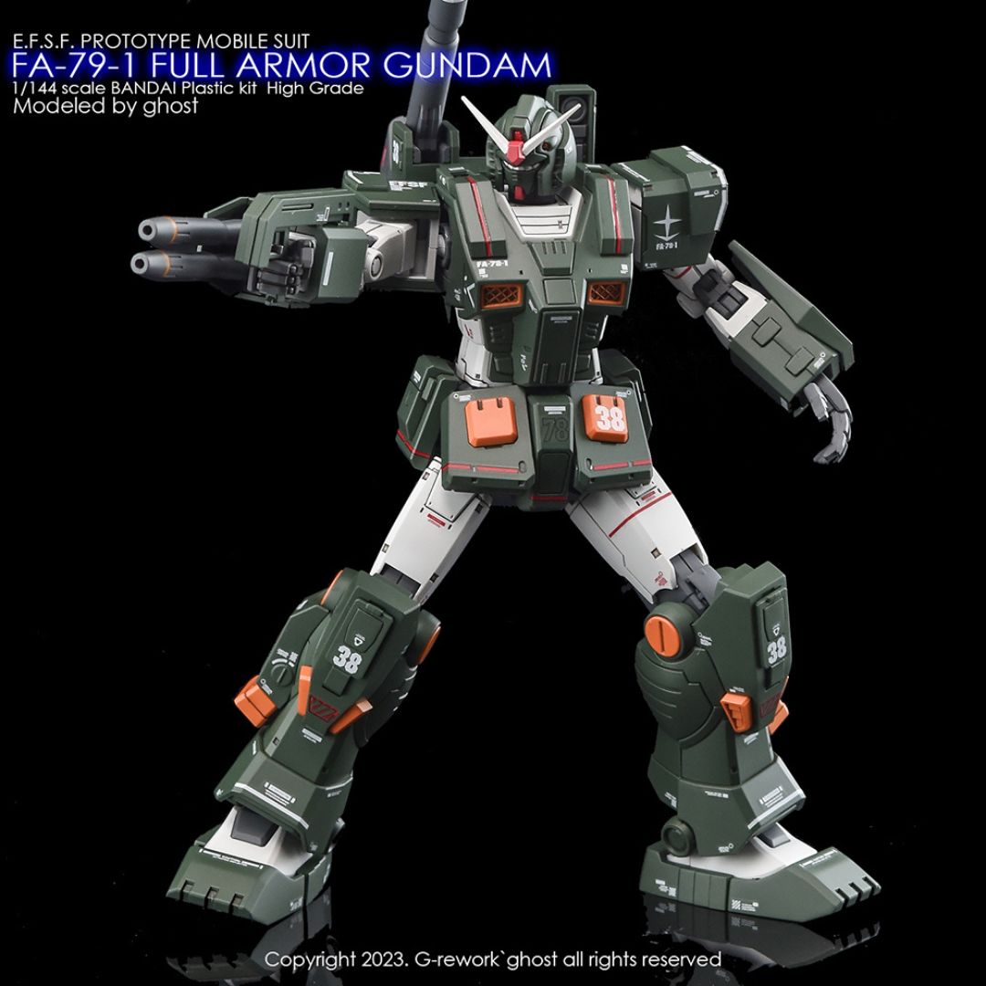 G-Rework Decal - [HG] FA-78-1 FULL ARMOR GUNDAM