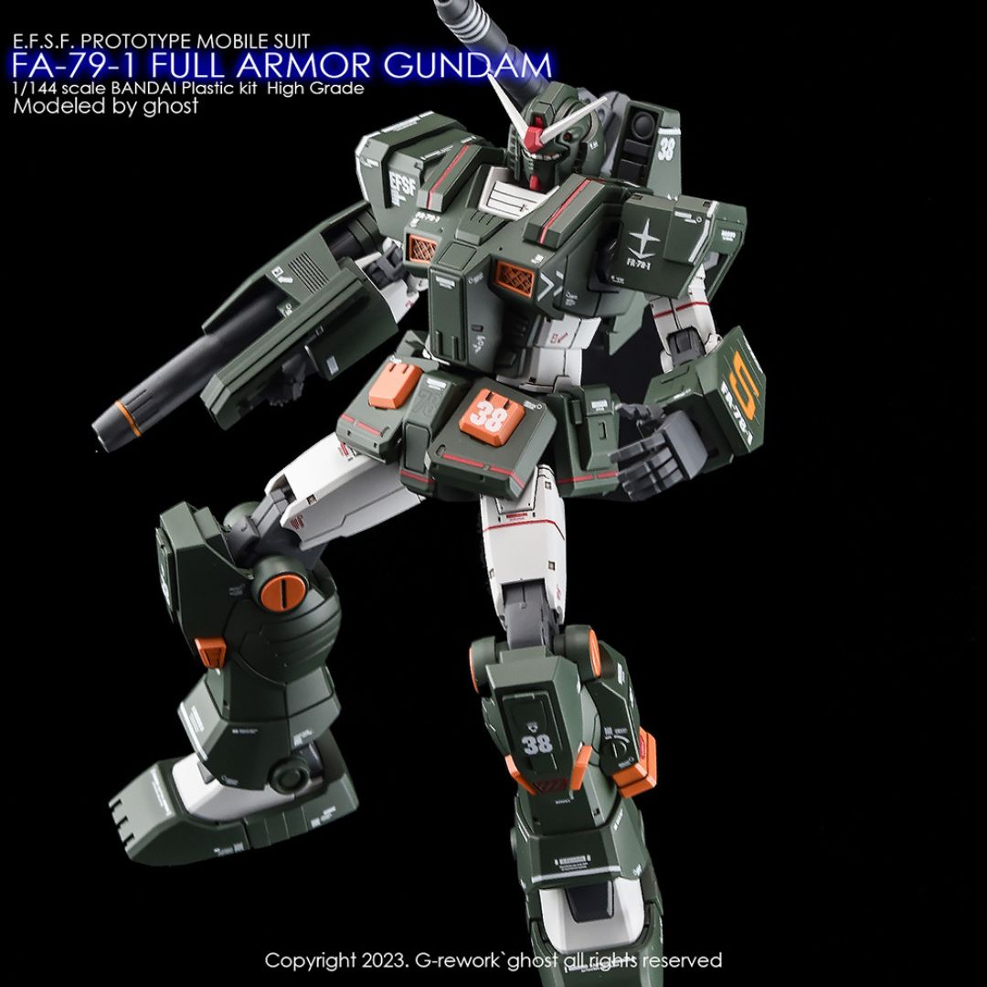 G-Rework Decal - [HG] FA-78-1 FULL ARMOR GUNDAM