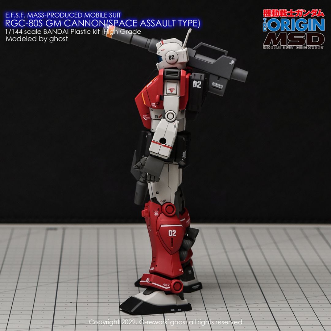 G-Rework Decal - [HG] RGC-08S GM CANNON (SPACE ASSAULT)