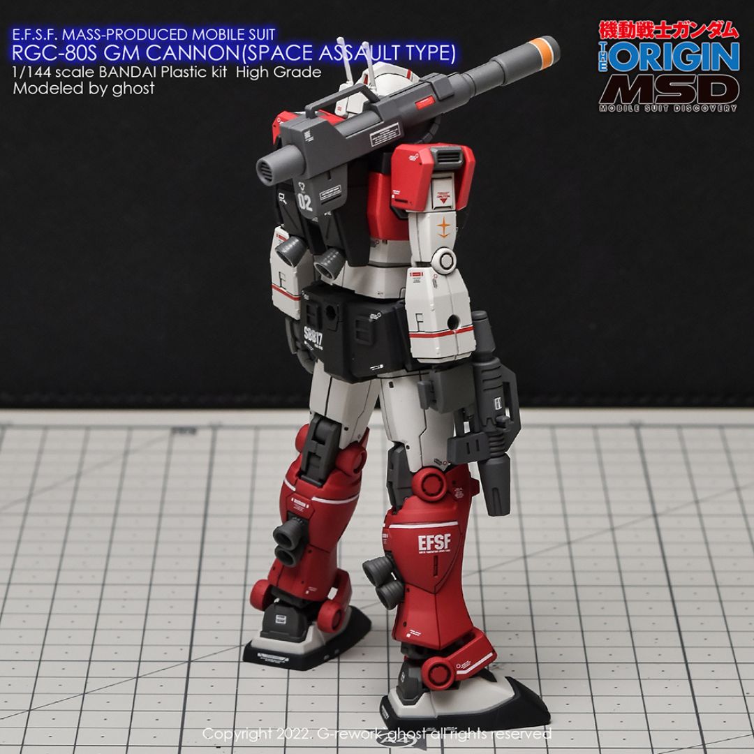 G-Rework Decal - [HG] RGC-08S GM CANNON (SPACE ASSAULT)