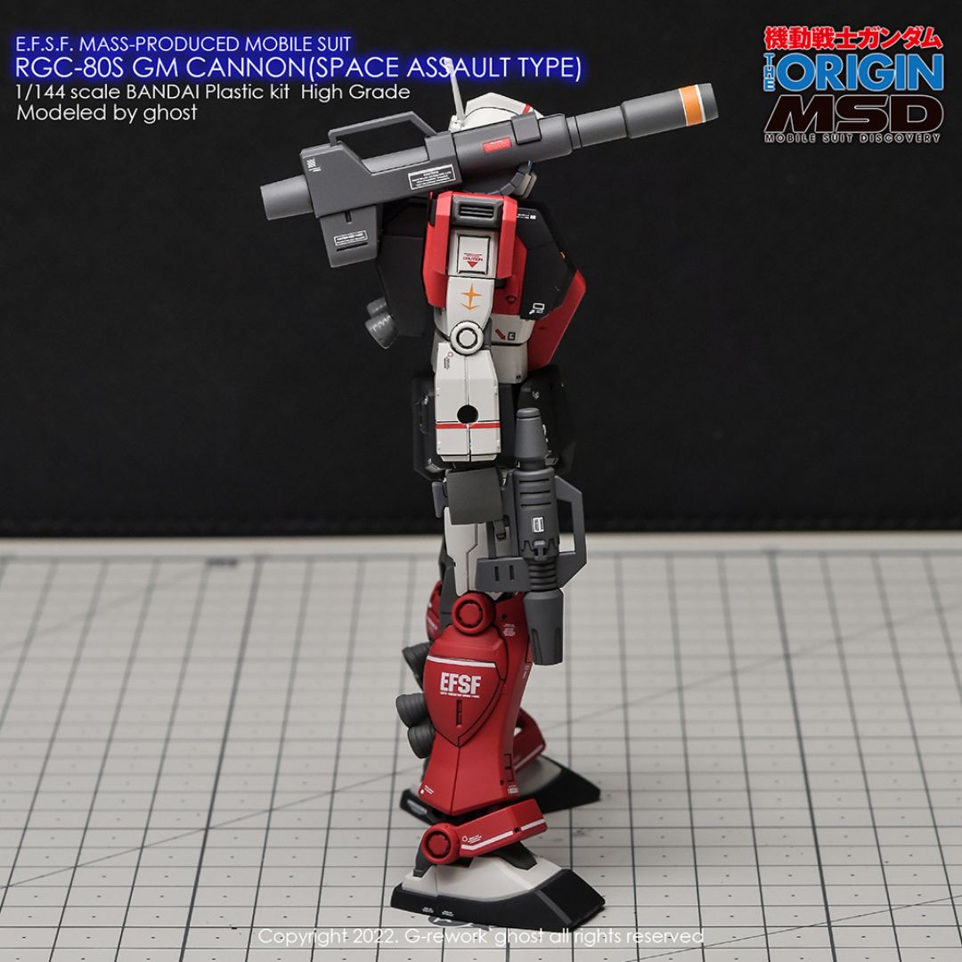 G-Rework Decal - [HG] RGC-08S GM CANNON (SPACE ASSAULT)