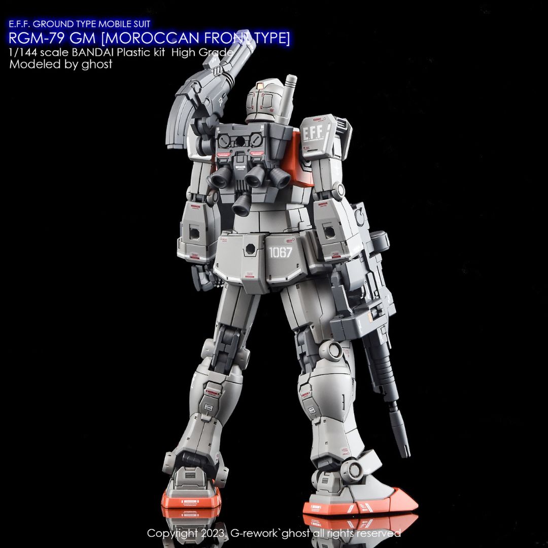 G-Rework Decal - [HG] RGM-79 GM  [ MOROCCAN FRONT TYPE ]