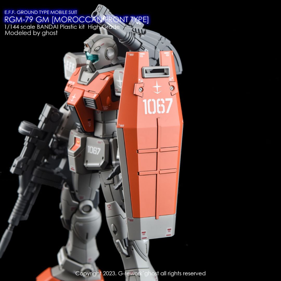 G-Rework Decal - [HG] RGM-79 GM  [ MOROCCAN FRONT TYPE ]