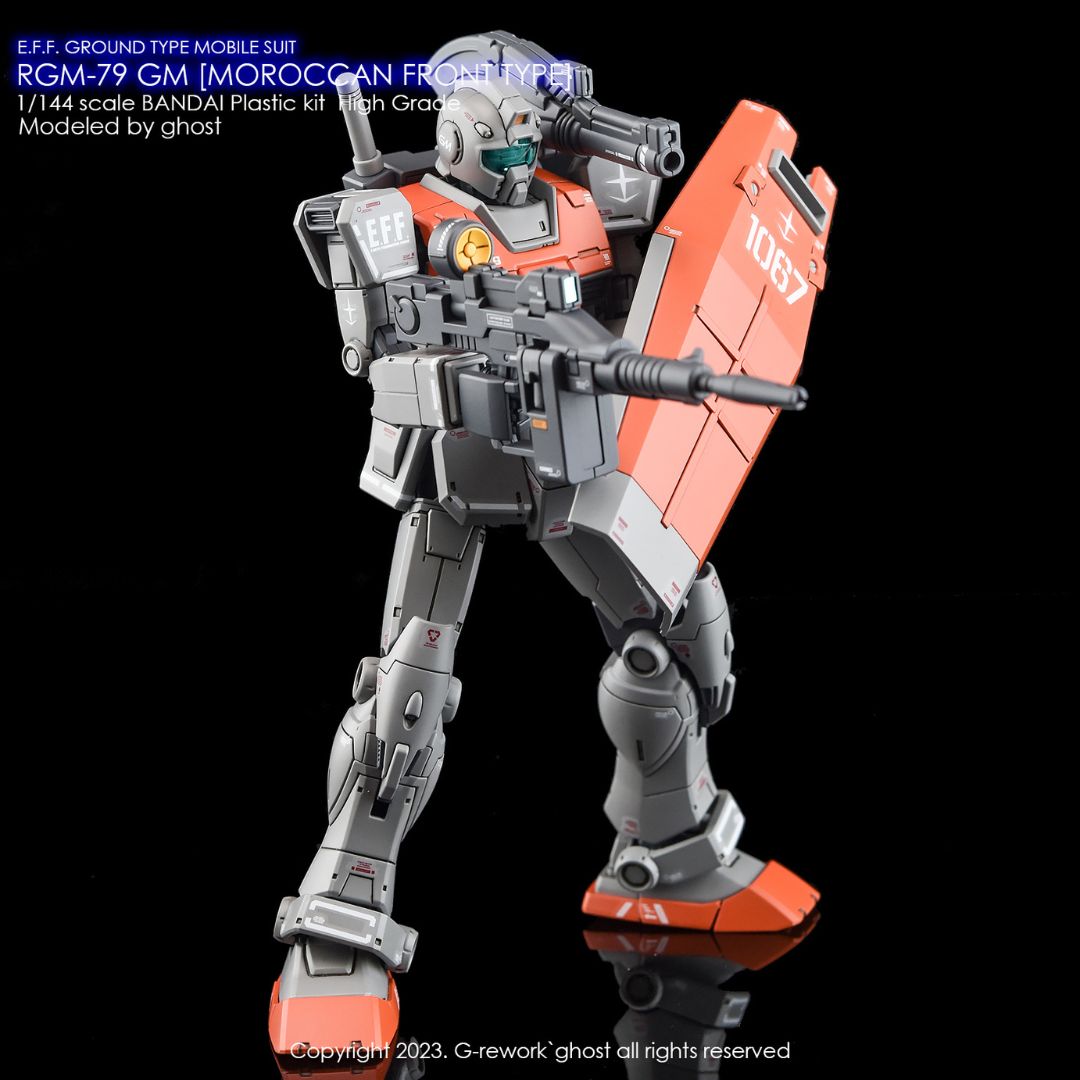 G-Rework Decal - [HG] RGM-79 GM  [ MOROCCAN FRONT TYPE ]
