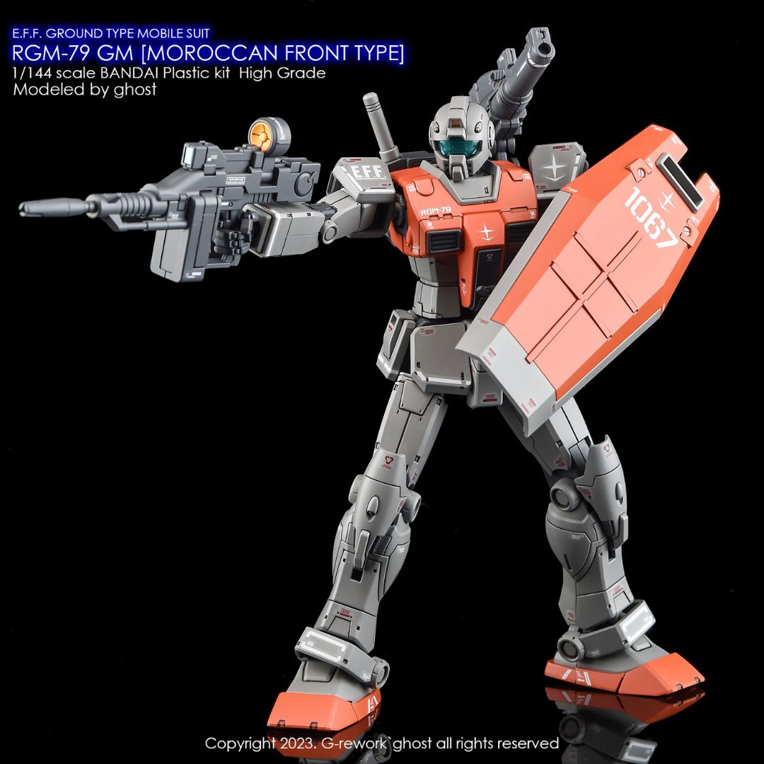 G-Rework Decal - [HG] RGM-79 GM  [ MOROCCAN FRONT TYPE ]