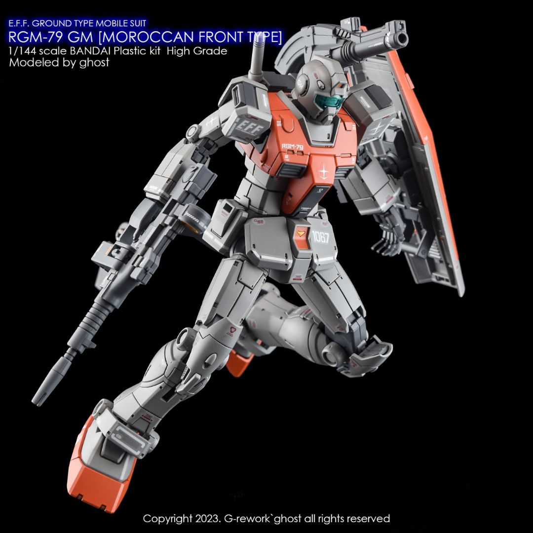 G-Rework Decal - [HG] RGM-79 GM  [ MOROCCAN FRONT TYPE ]
