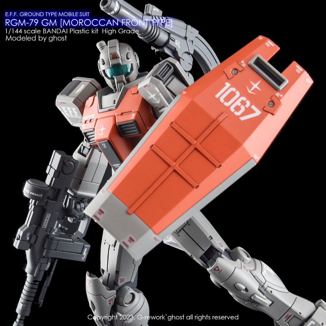 G-Rework Decal - [HG] RGM-79 GM  [ MOROCCAN FRONT TYPE ]