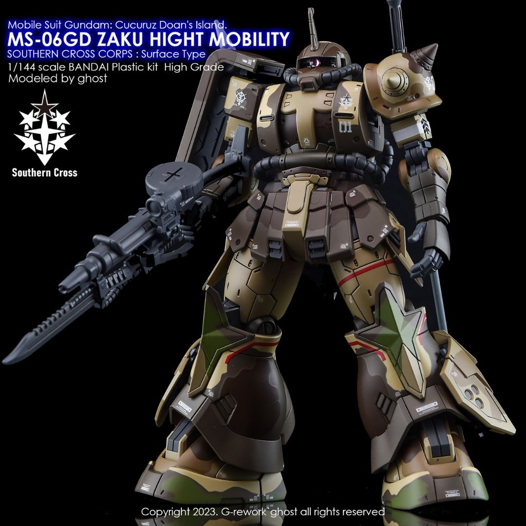 G-Rework Decal - [HG] MS06GD ZAKU HIGH MOBILITY GROUD