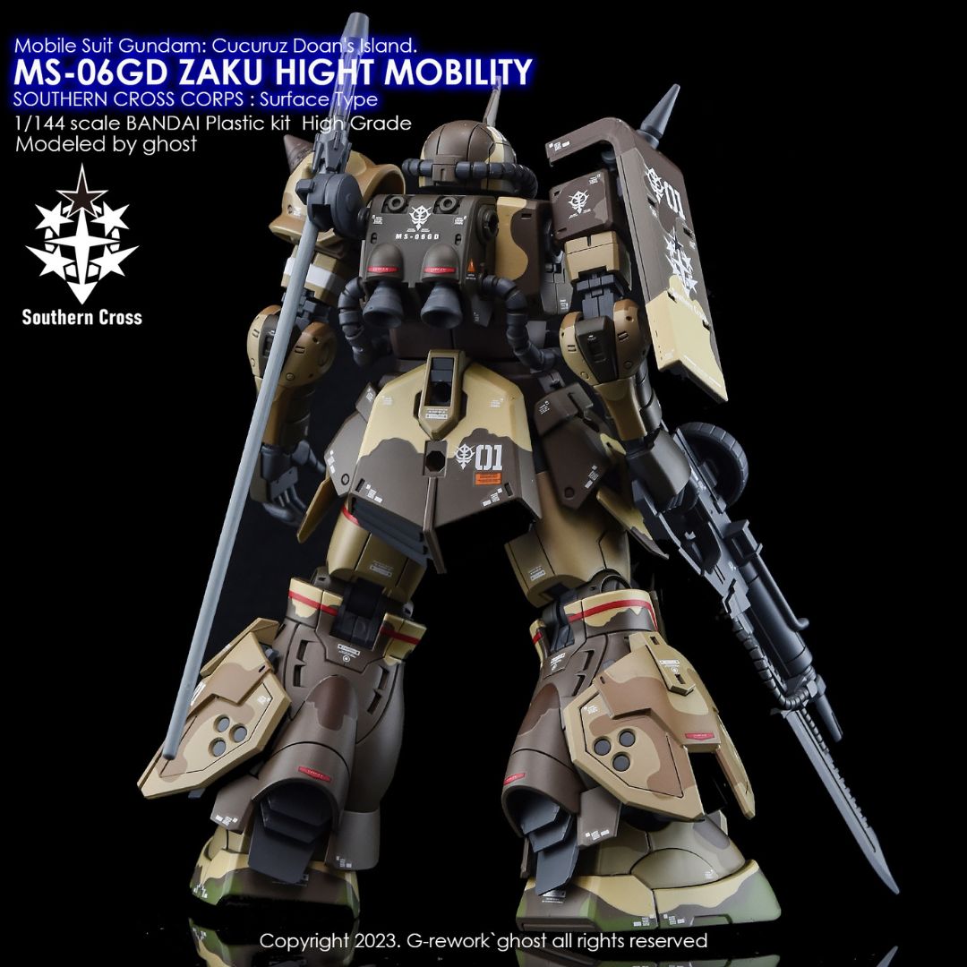 G-Rework Decal - [HG] MS06GD ZAKU HIGH MOBILITY GROUD