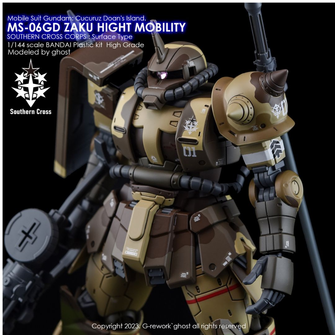 G-Rework Decal - [HG] MS06GD ZAKU HIGH MOBILITY GROUD