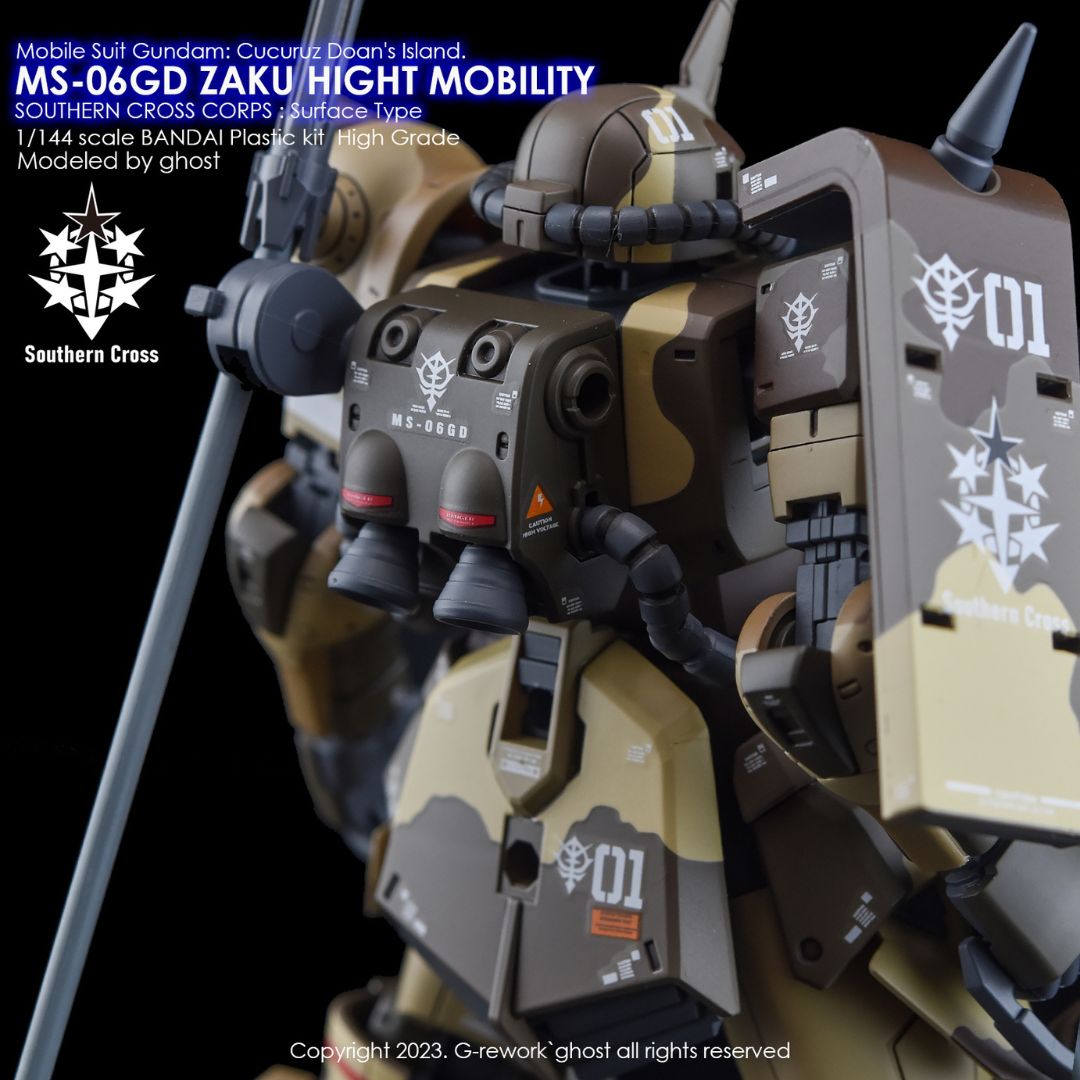 G-Rework Decal - [HG] MS06GD ZAKU HIGH MOBILITY GROUD