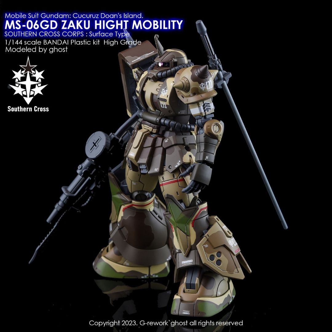 G-Rework Decal - [HG] MS06GD ZAKU HIGH MOBILITY GROUD