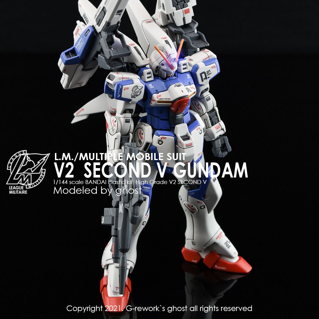 G-Rework Decal - [HG] V GUNDAM SECOND V