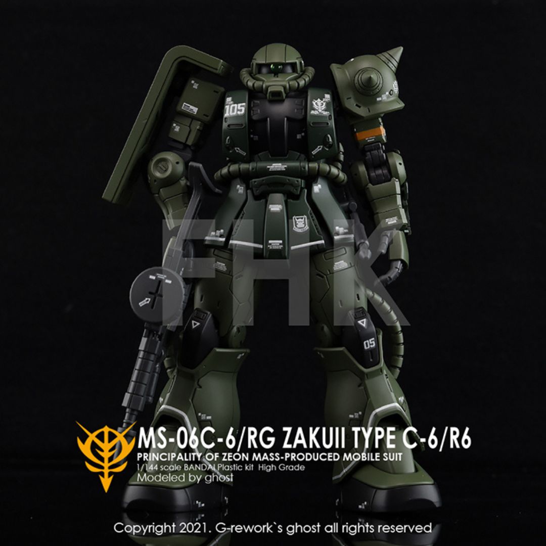 G-Rework Decal - [HG] MS-06C-6/R6 ZAKU II TYPE C-6/R6