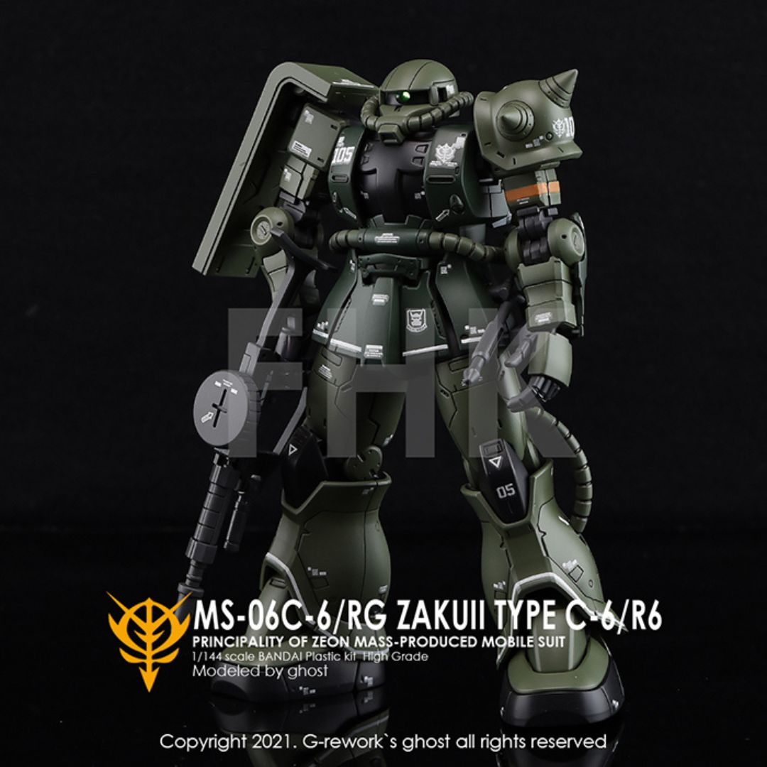 G-Rework Decal - [HG] MS-06C-6/R6 ZAKU II TYPE C-6/R6