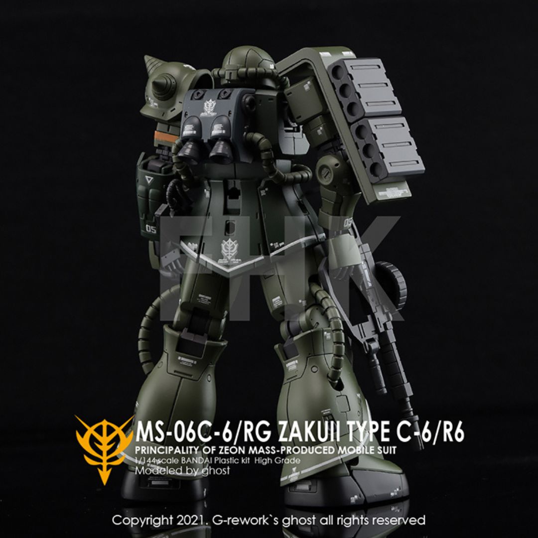 G-Rework Decal - [HG] MS-06C-6/R6 ZAKU II TYPE C-6/R6