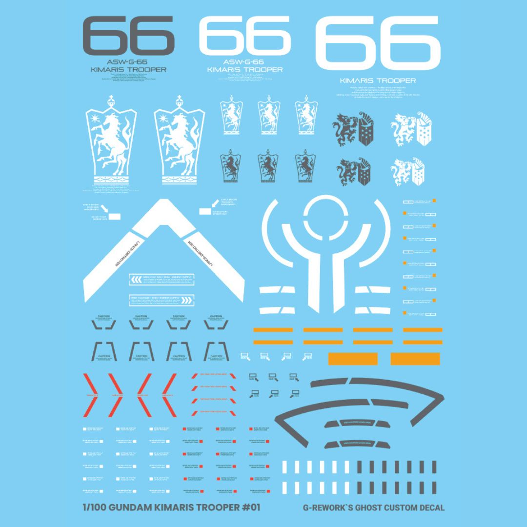 G-Rework Decal - [1/100] GUNDAM KIMARIS TROOPER