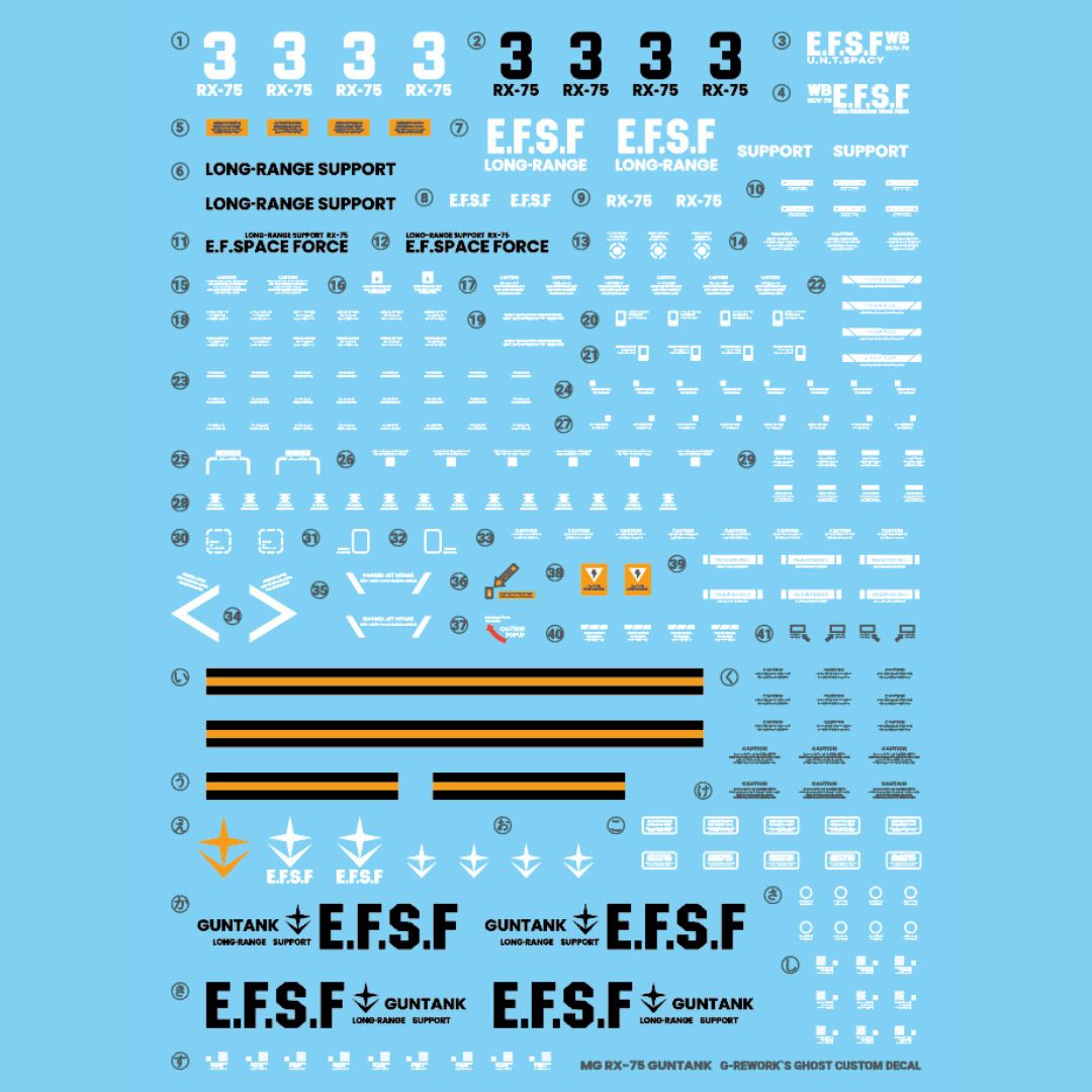 G-Rework Decal - [MG] GUNTANK