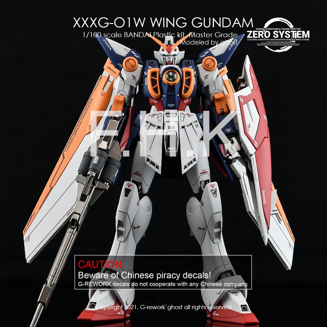 G-Rework Decal - [MG] WING GUNDAM TV VER