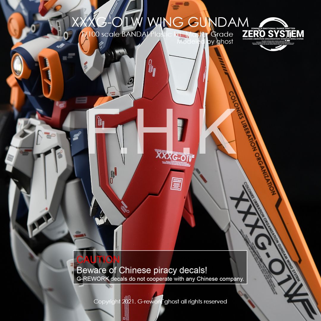 G-Rework Decal - [MG] WING GUNDAM TV VER
