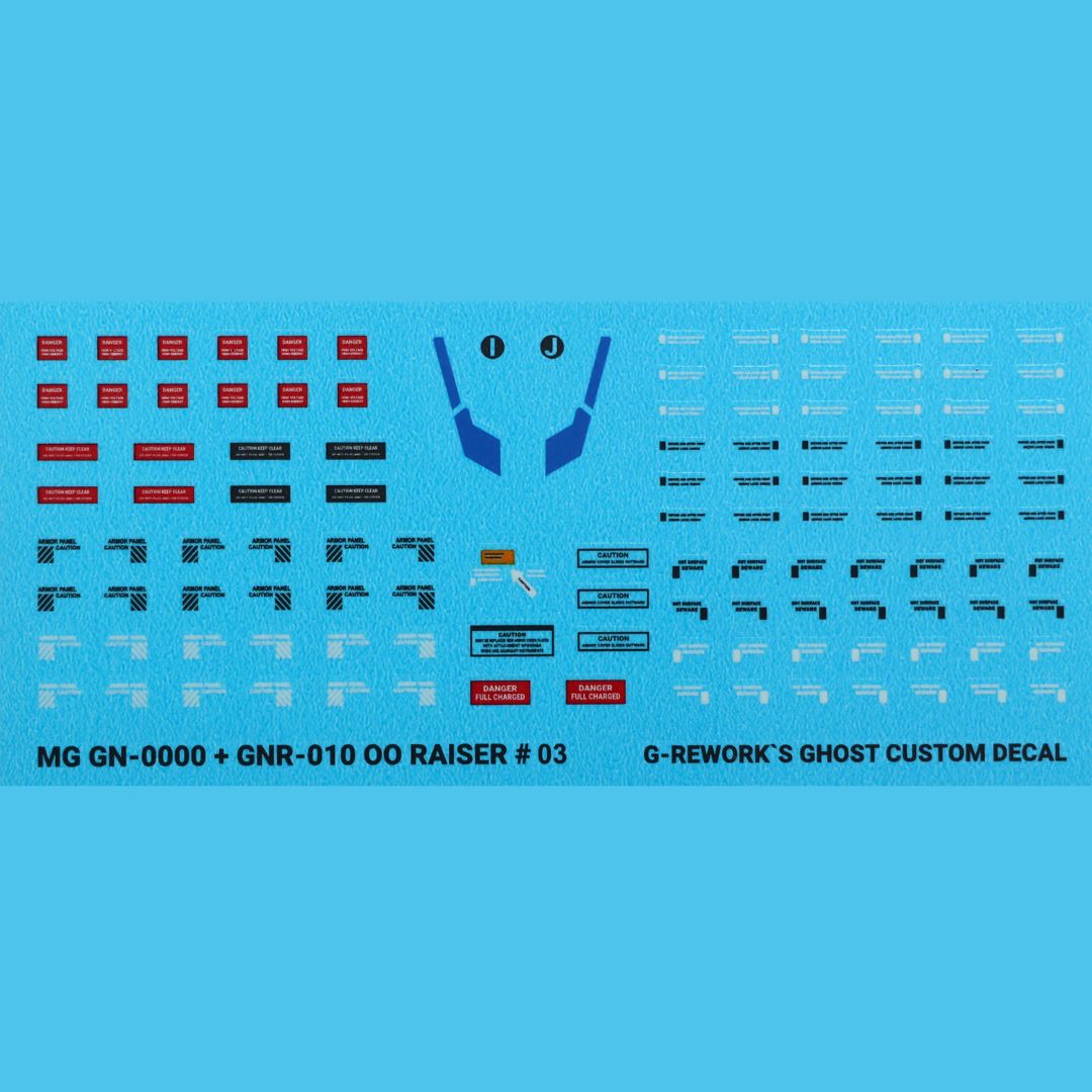 G-Rework Decal - [MG] OO GUNDAM [OO RAISER]