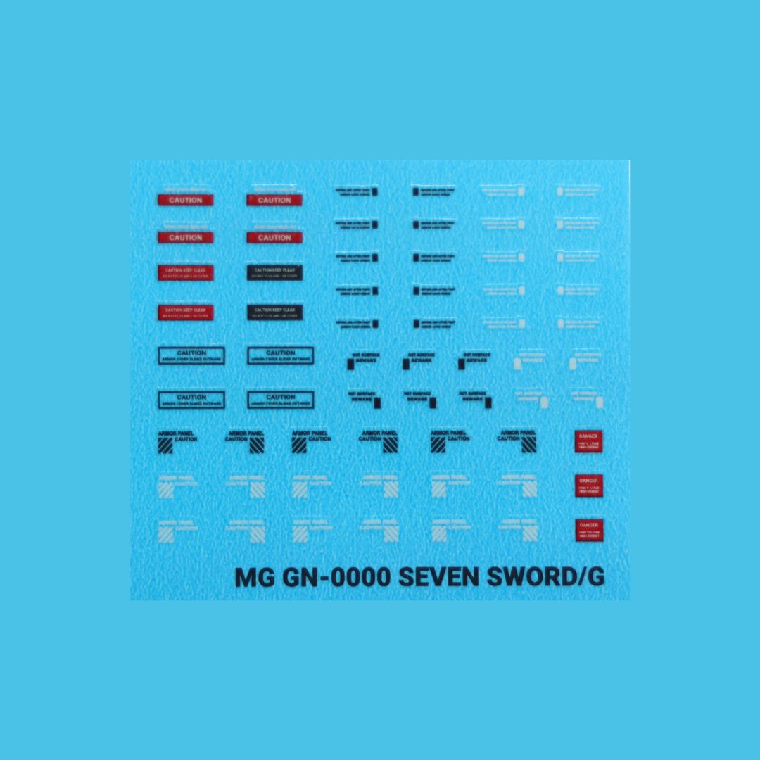 G-Rework Decal - [MG] OO GUNDAM [SEVEN SWORD]