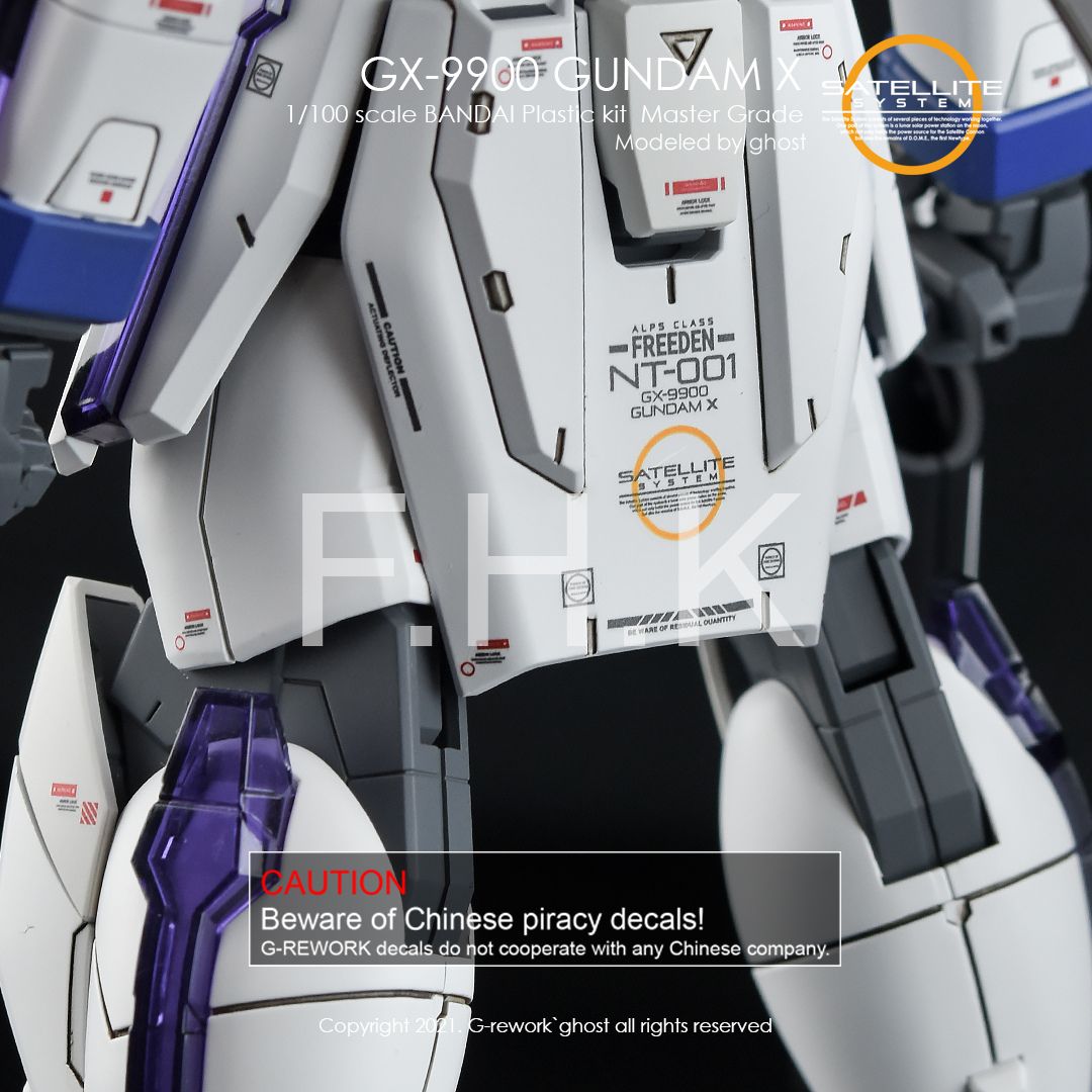 G-Rework Decal - [MG] X GUNDAM