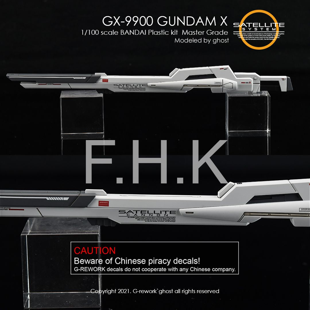G-Rework Decal - [MG] X GUNDAM