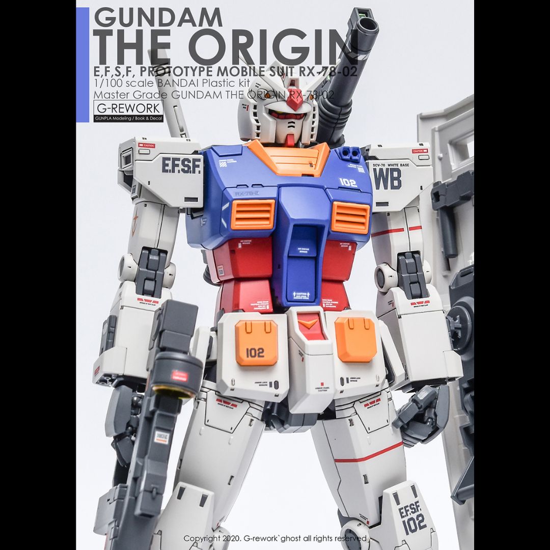 G-Rework Decal - [MG] RX-78-2 GUNDAM THE ORIGIN