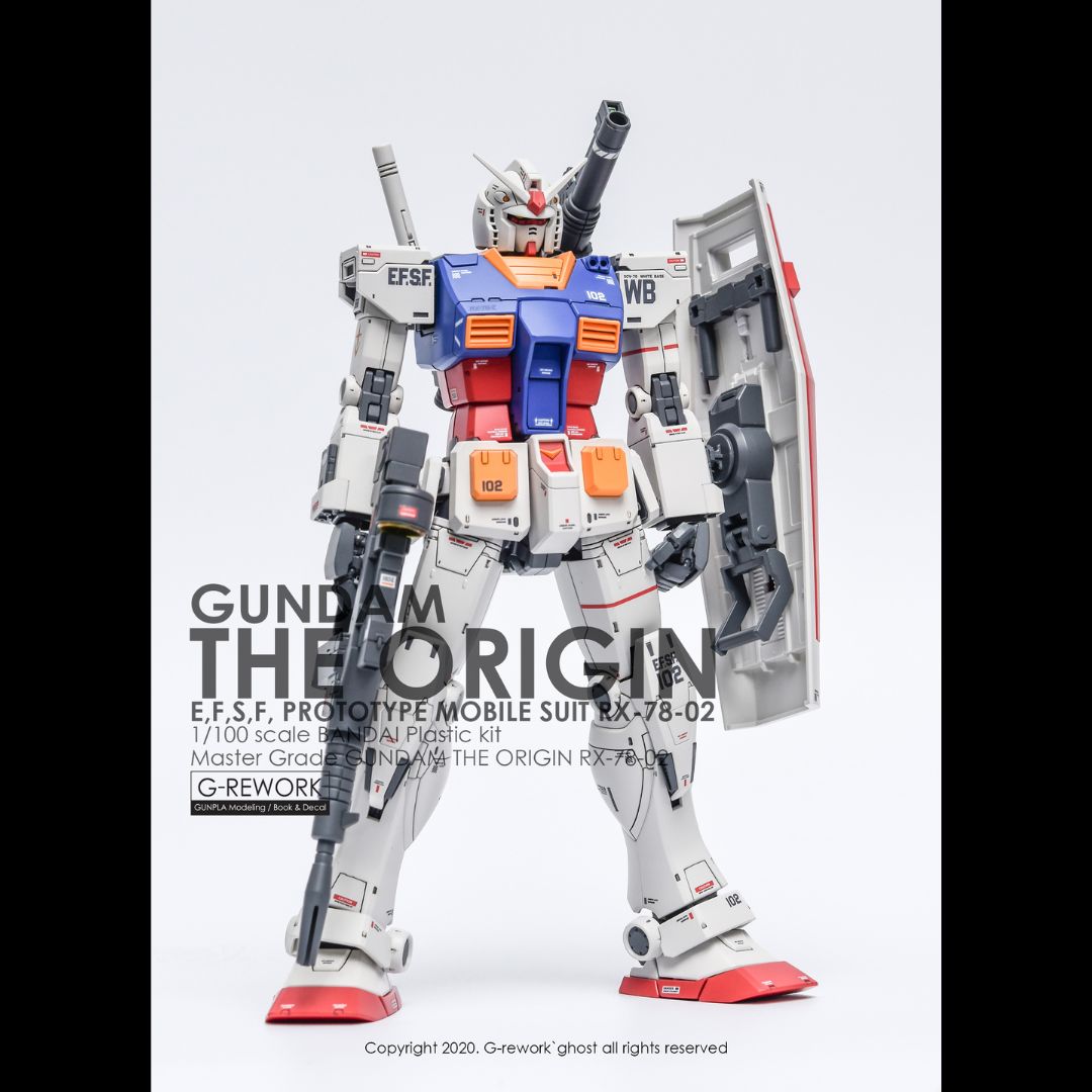 G-Rework Decal - [MG] RX-78-2 GUNDAM THE ORIGIN