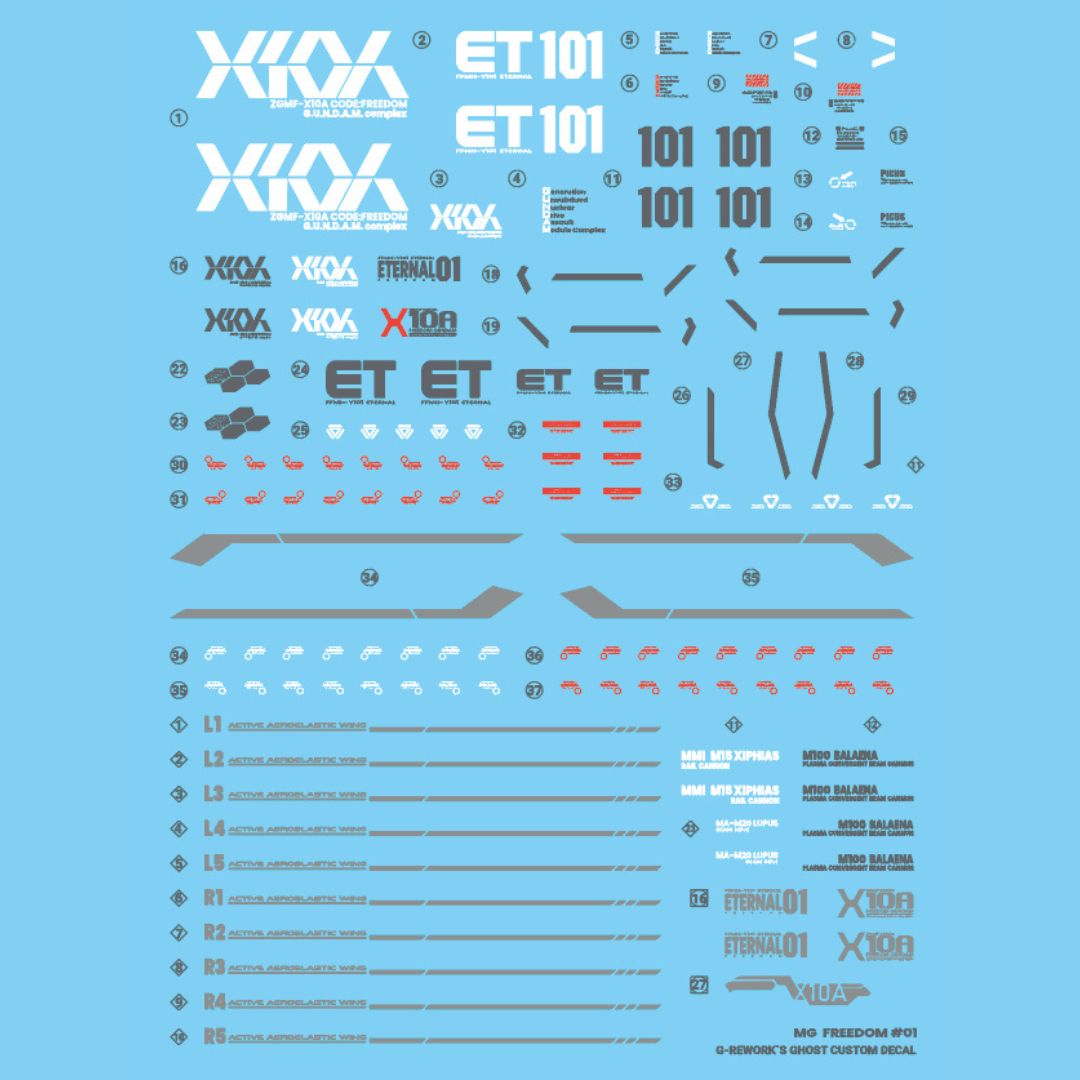 G-Rework Decal - [MG] FREEDOM 2.0