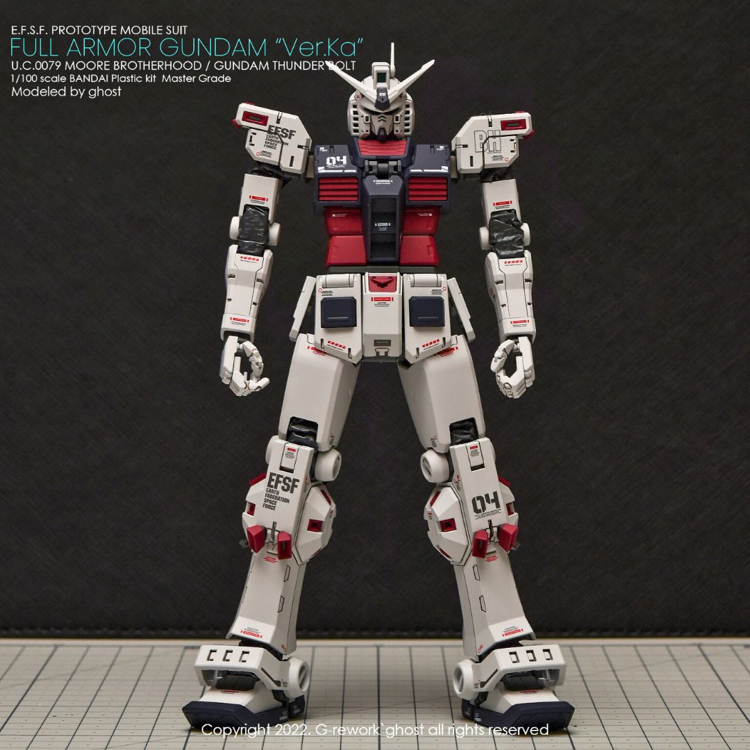 G-Rework Decal - [MG] FULL ARMOR GUNDAM VER KA (THUNDERBOLT)