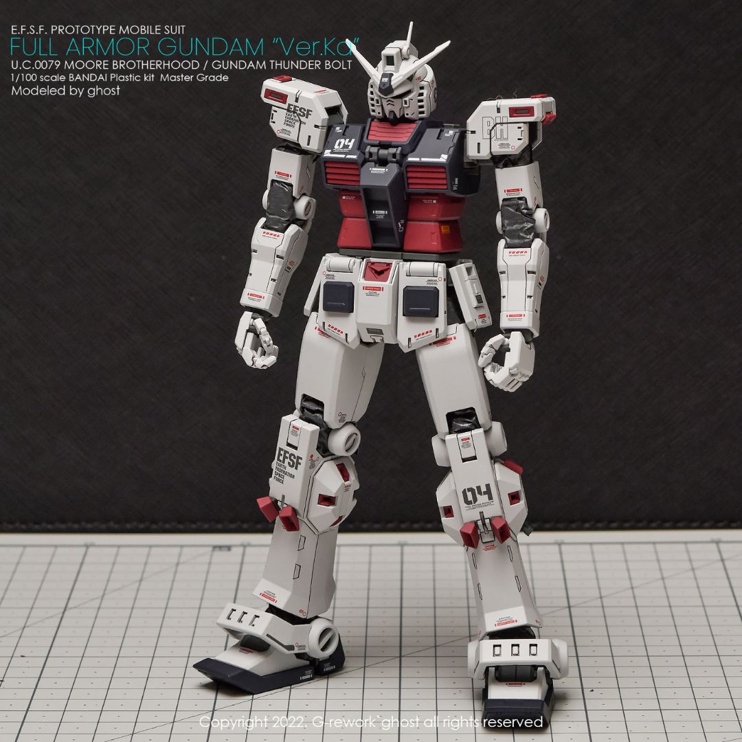 G-Rework Decal - [MG] FULL ARMOR GUNDAM VER KA (THUNDERBOLT)