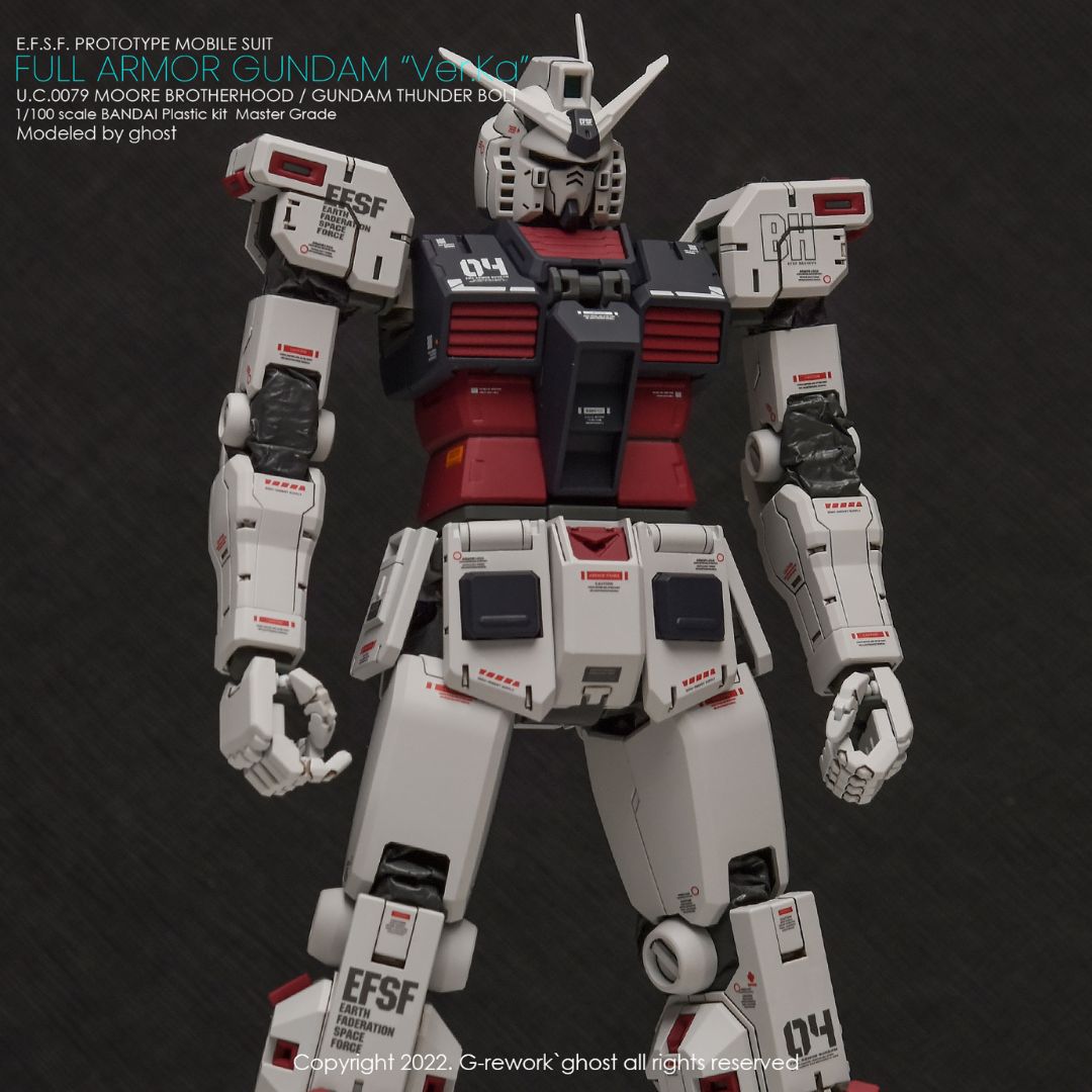 G-Rework Decal - [MG] FULL ARMOR GUNDAM VER KA (THUNDERBOLT)
