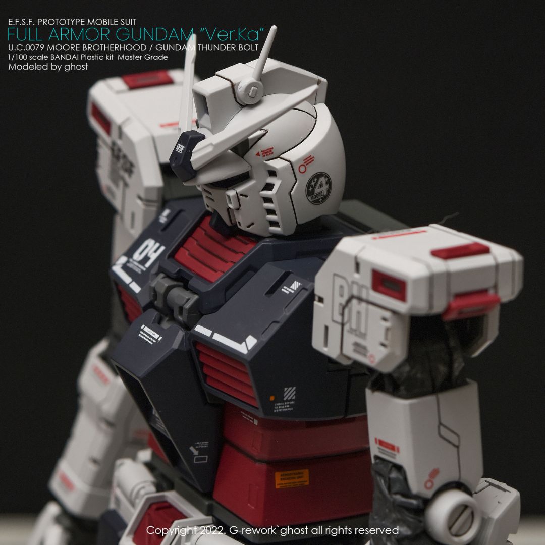 G-Rework Decal - [MG] FULL ARMOR GUNDAM VER KA (THUNDERBOLT)