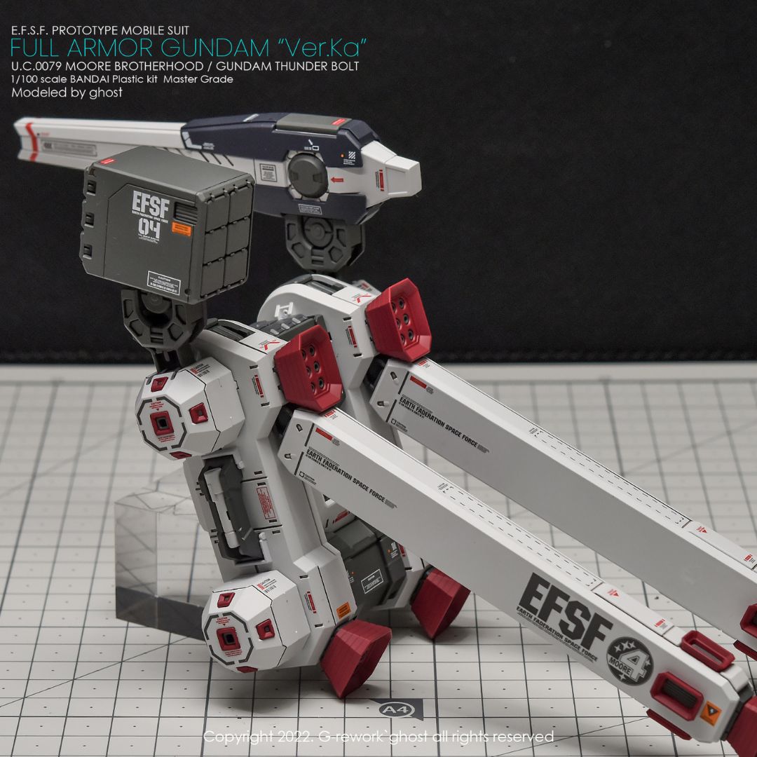 G-Rework Decal - [MG] FULL ARMOR GUNDAM VER KA (THUNDERBOLT)